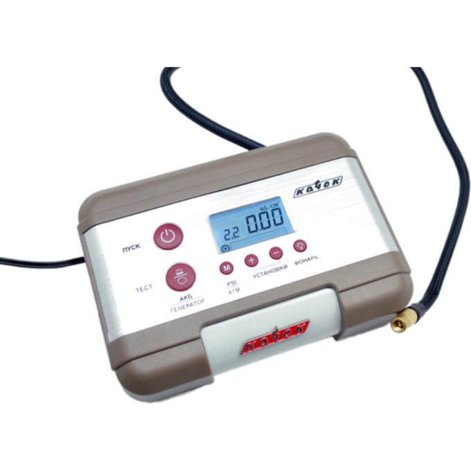 Автомобильный портативный компрессор BERKUT КАЧОК К60 с программатором K60